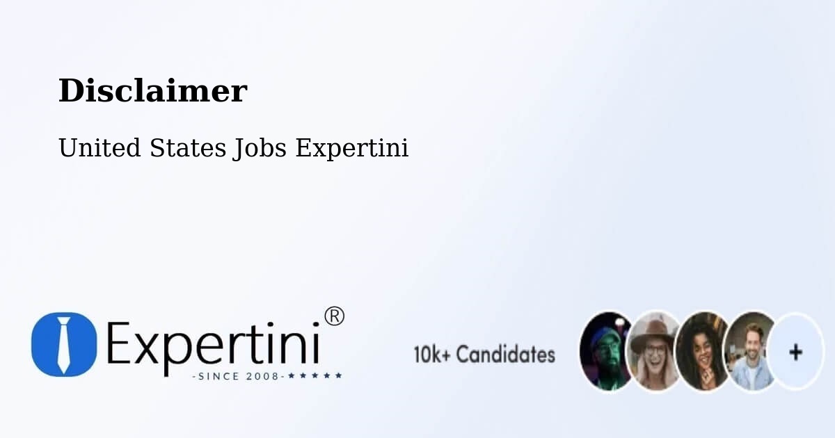 Disclaimer – Brookhaven - United States Jobs Expertini