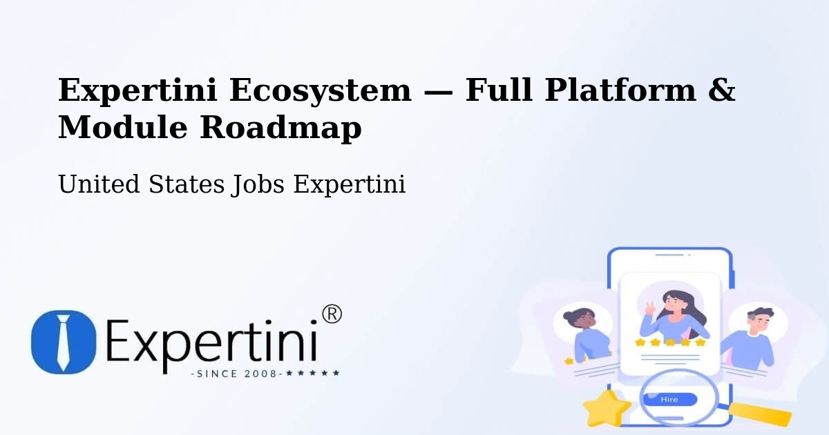 Expertini Ecosystem — Full Platform & Module Roadmap – Brookhaven